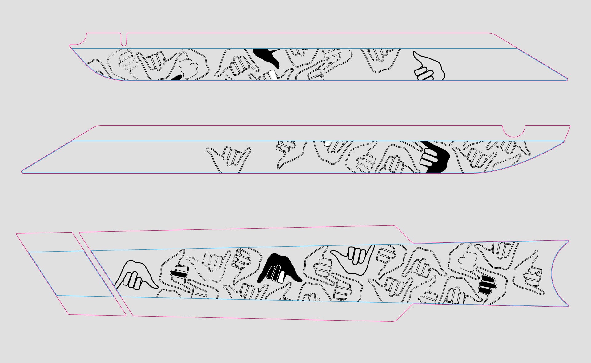 SCOR Spare Parts | 4060 Z Frame Protector by Slicy HANGLOOSE BLACK
